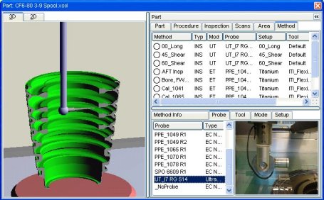 multi axis turbine spool inspection